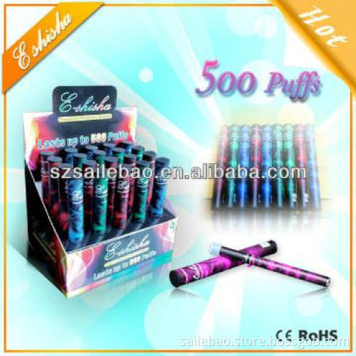 New 500puffs Eshisha from China Disposable Eshisha Stick